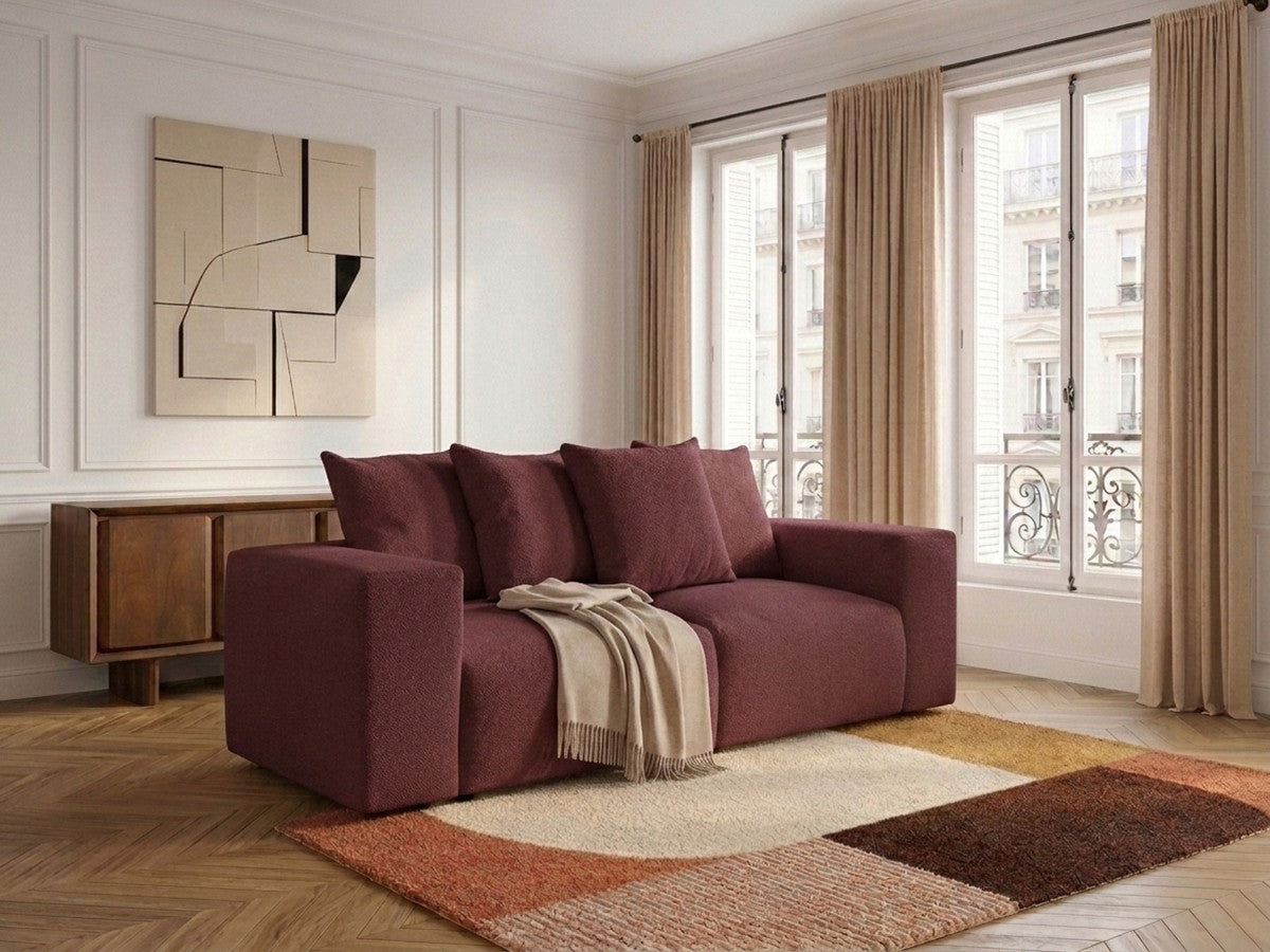 Voltaire - Modular Fixed Straight Sofa - Mottled Fabric