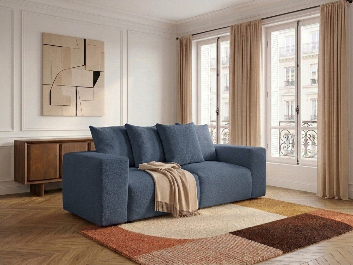 Voltaire - Modular Fixed Straight Sofa - Mottled Fabric