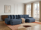 Voltaire - Fixed Panoramic Sofa - Mottled Fabric