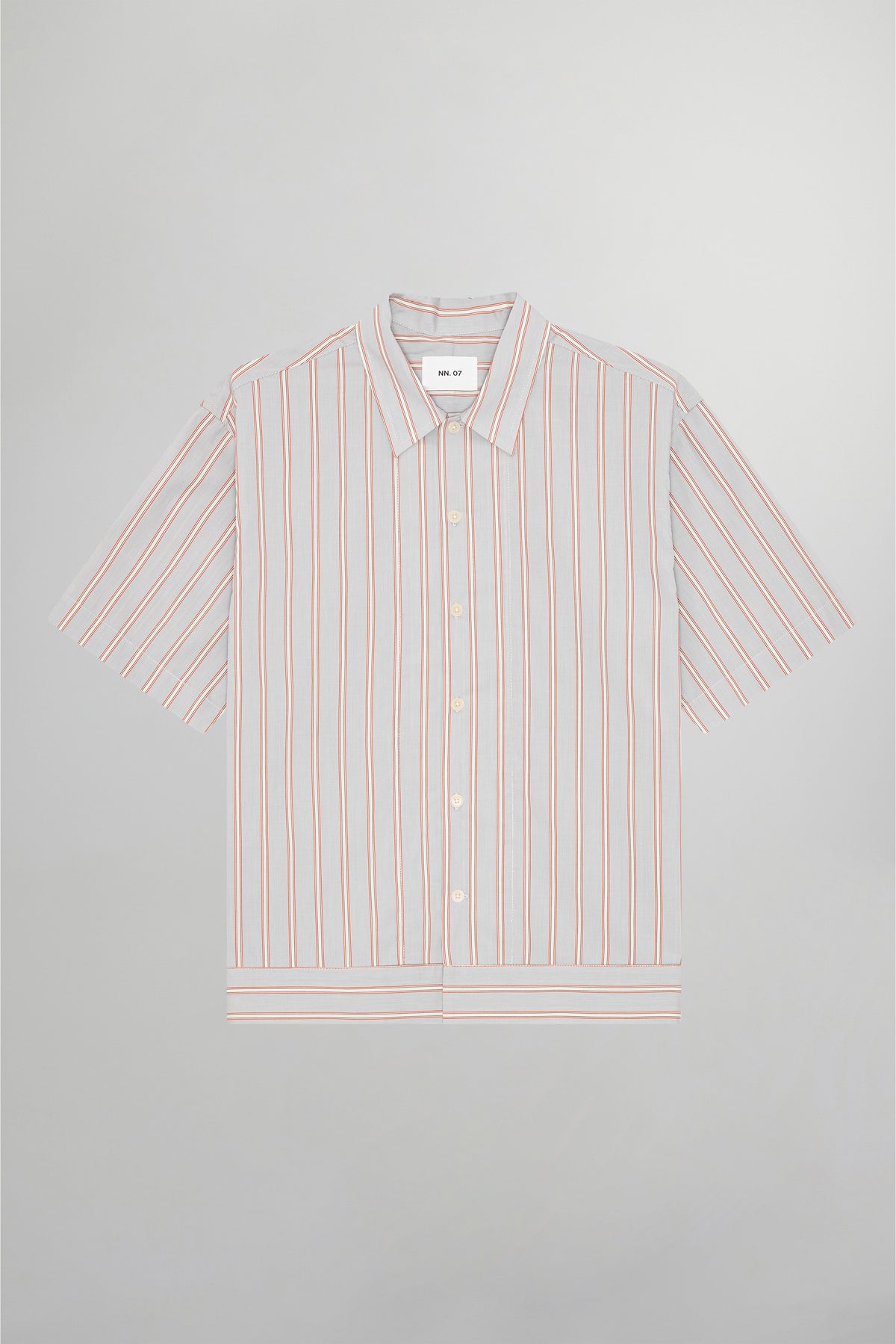 Camisa Reed Ss - Rayas Rojas