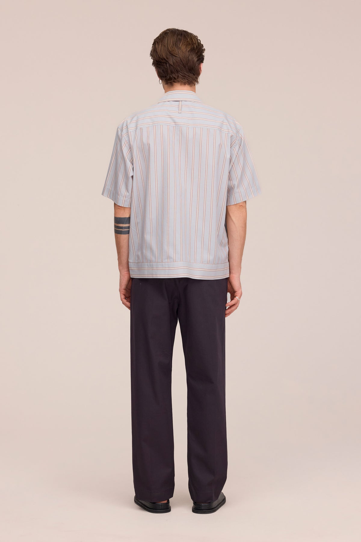 Camisa Reed Ss - Rayas Rojas