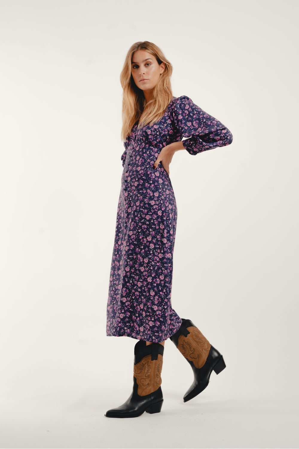 Chrissie Dress - Mauve