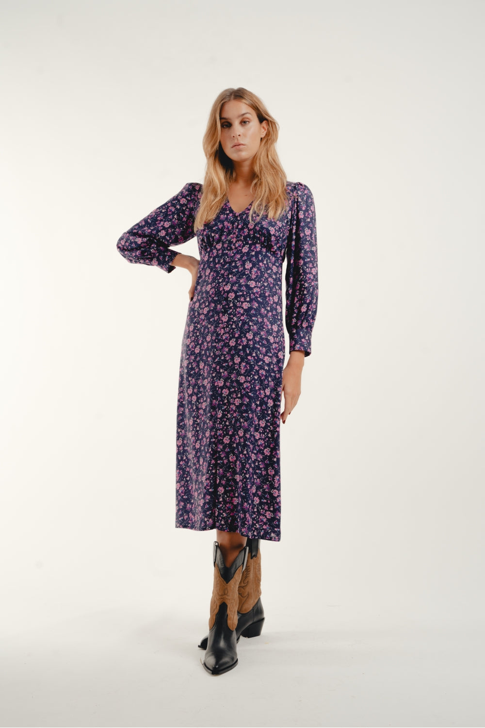 Chrissie Dress - Mauve