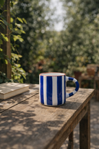 Tazza Minerva - Blu E Bianco