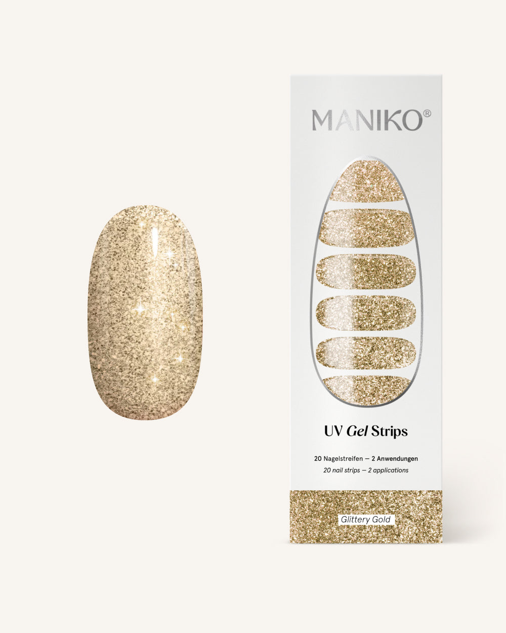 Glittery Gold UV