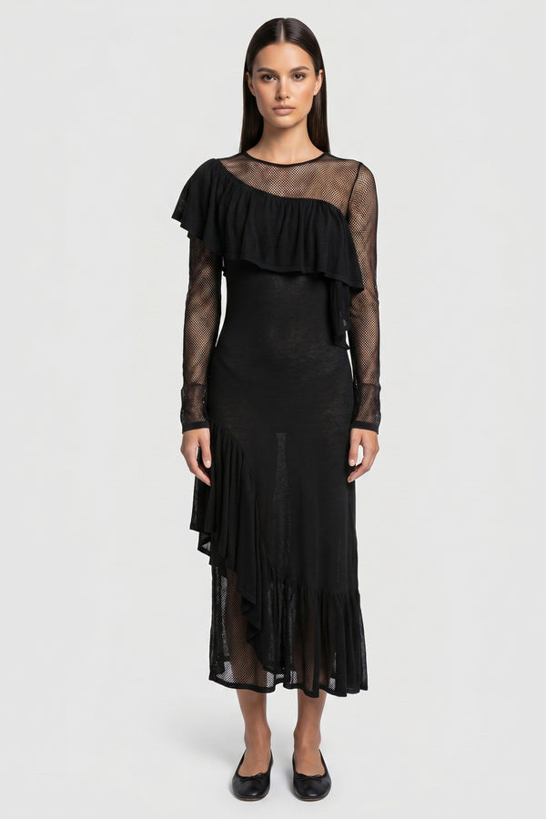 Abito Sa Jupiter in maglia - Nero