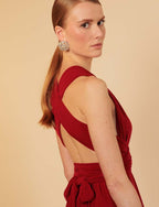 Bordeaux Jumpsuit Gabriella