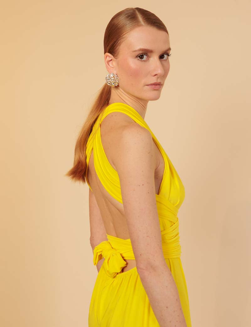Gelber Jumpsuit Gabriella