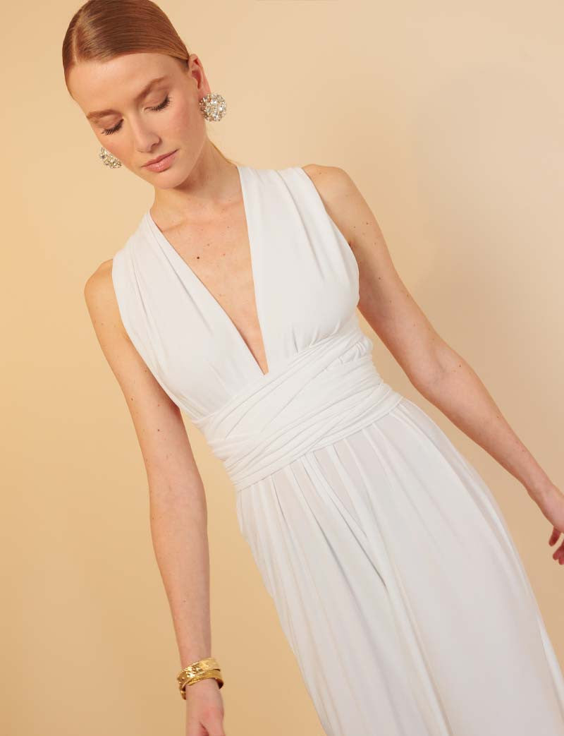Vit Jumpsuit Gabriella