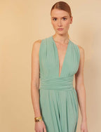 Opaalgroene Jumpsuit Gabriella