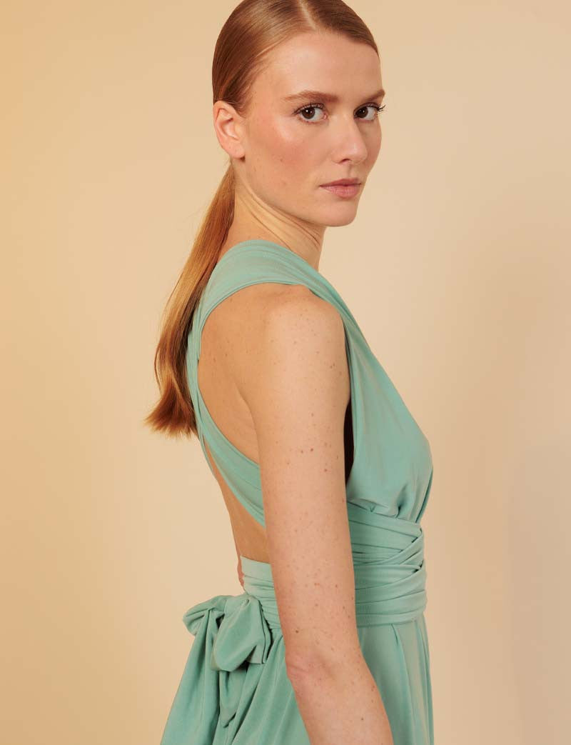 Opaalgroene Jumpsuit Gabriella