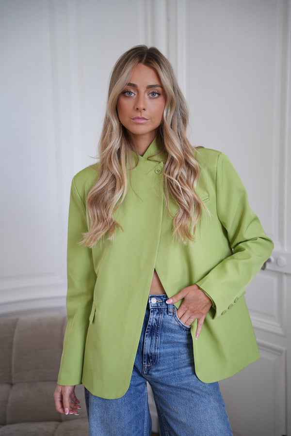 Blazer Asymétrique Manon - Vert