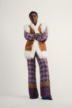 The Aretha Folk Suede Effect Jacket
