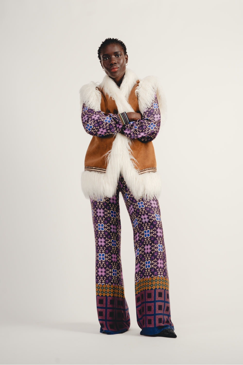 The Aretha Folk Suede Effect Jacket