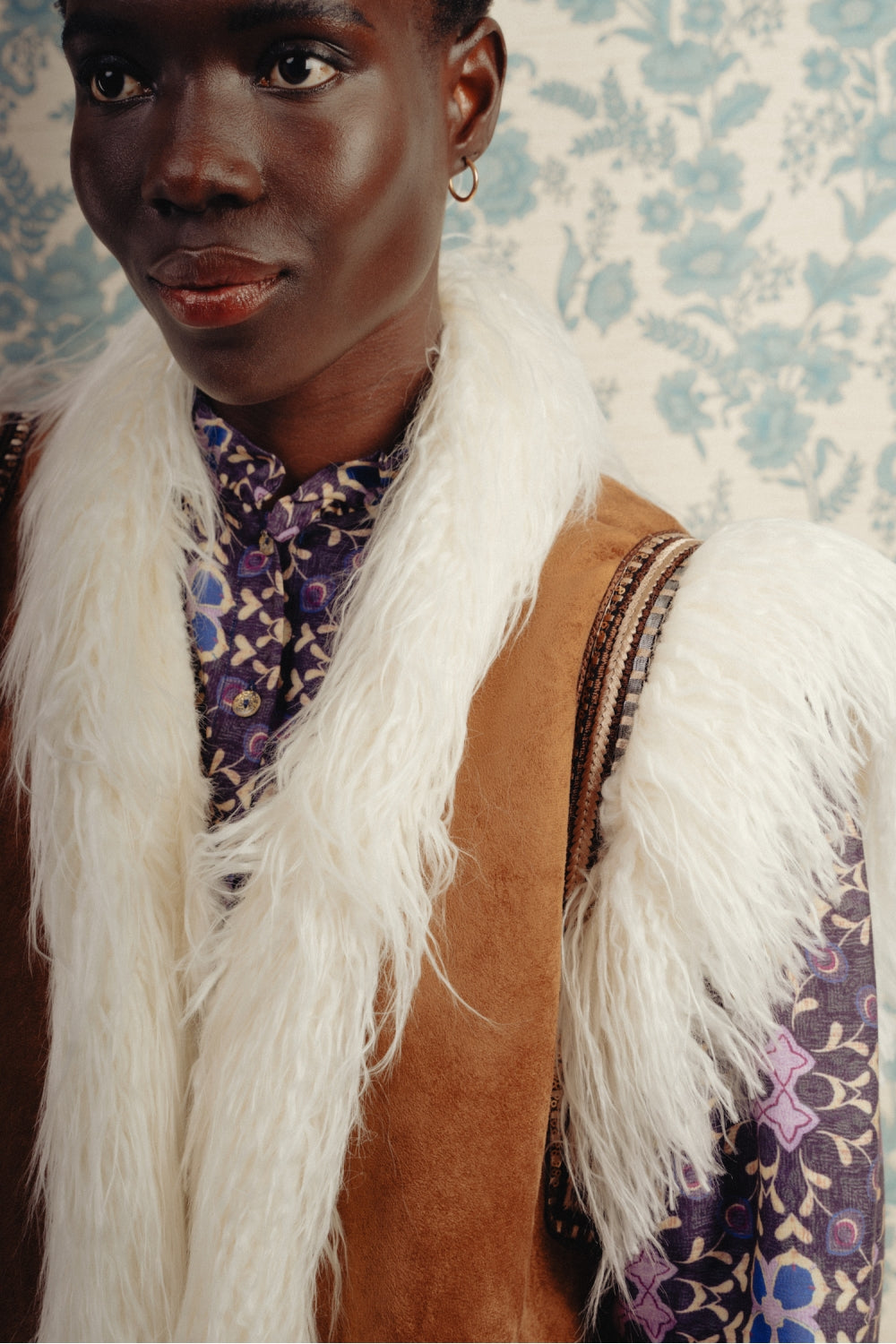 The Aretha Folk Suede Effect Jacket