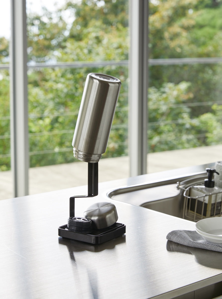 Bottle Drying Rack - Tower - Black