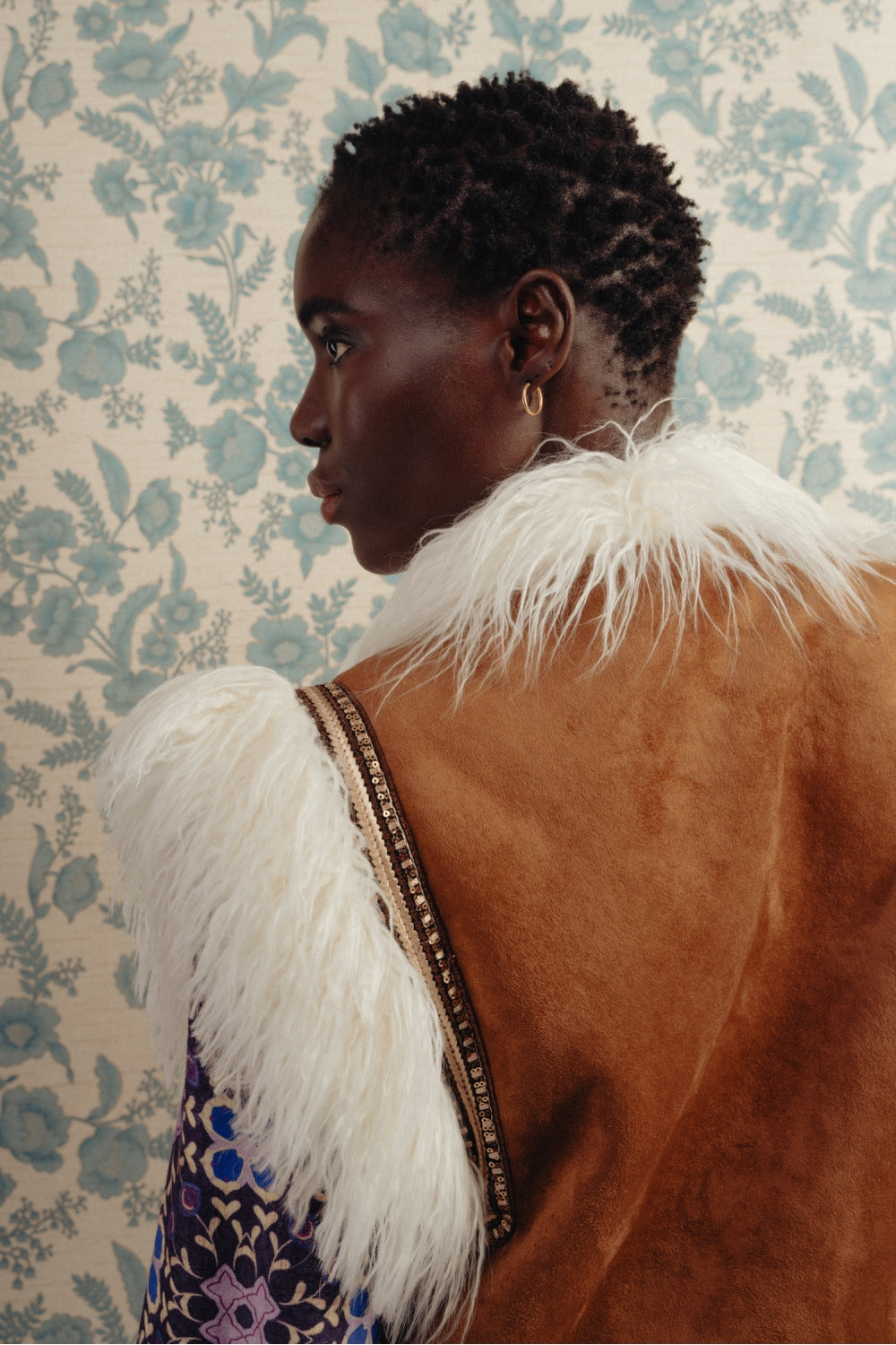 The Aretha Folk Suede Effect Jacket