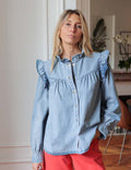 Camicetta in denim Simeo