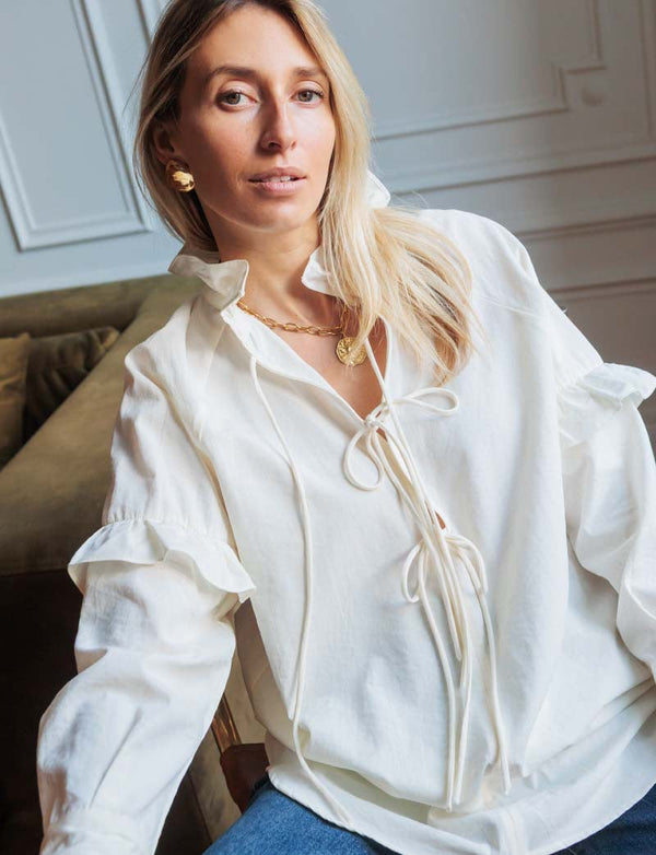 Blusa écru Dagim
