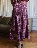 Gonna a Pois Bordeaux & Rosa Marisol