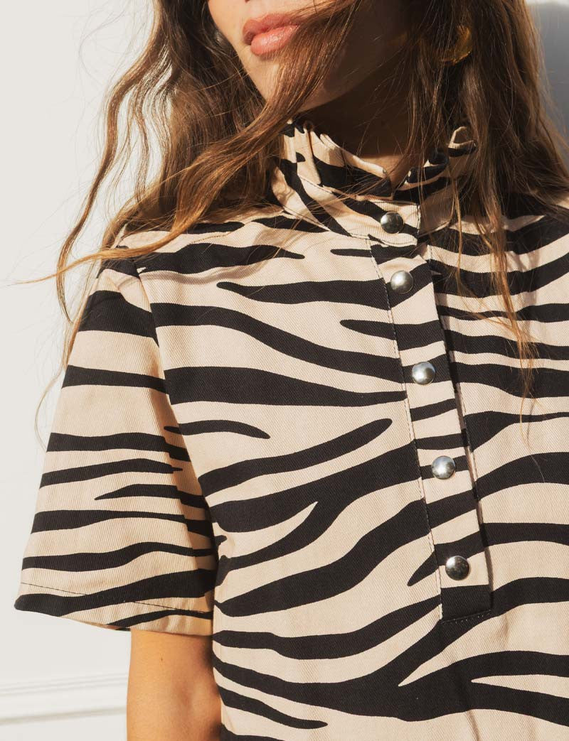 Vestido Cebra James