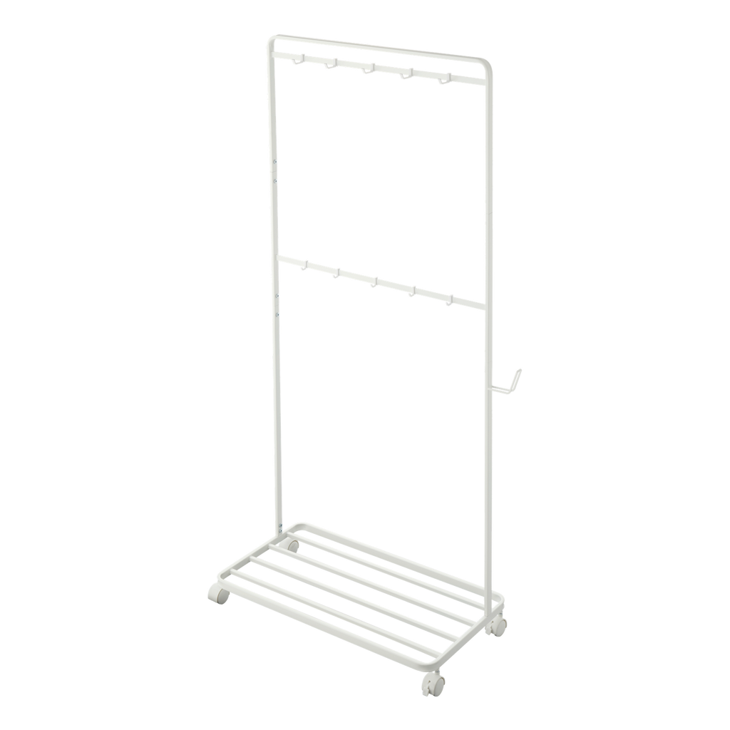 Rack De Rangement Avec Roulettes - Tower - Blanc