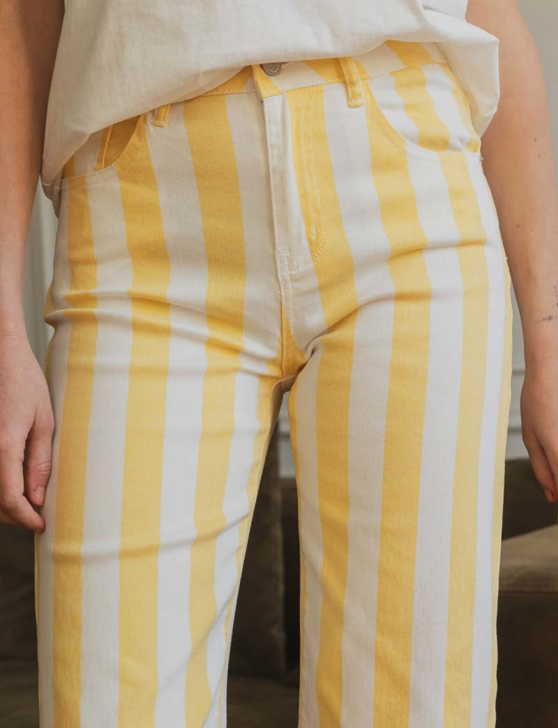 Gulrandiga Jeans Evori