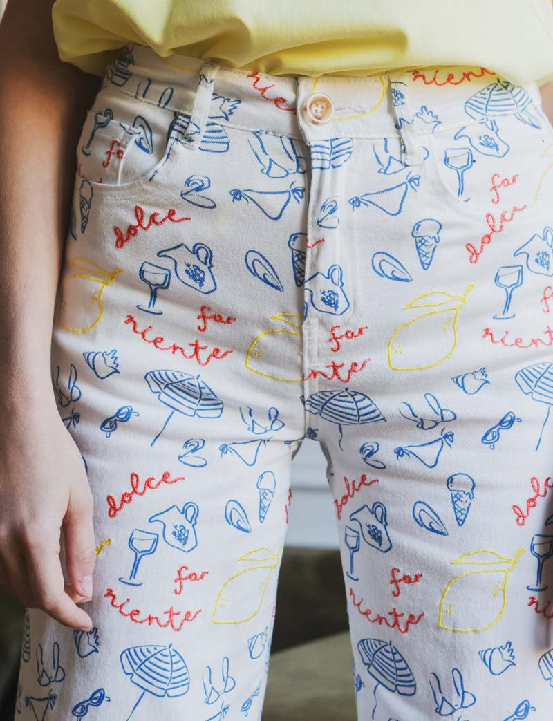 Farniente White Jeans
