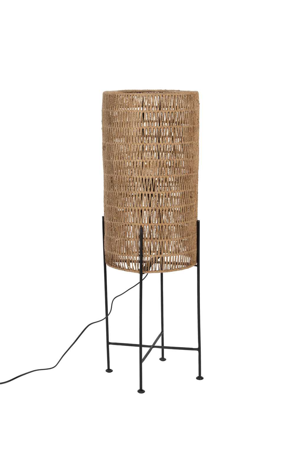 Kari - Floor lamp - Jute - Brown
