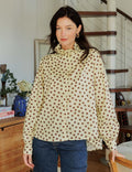 Camisa De Lunares Amarillo & Choco Gustava