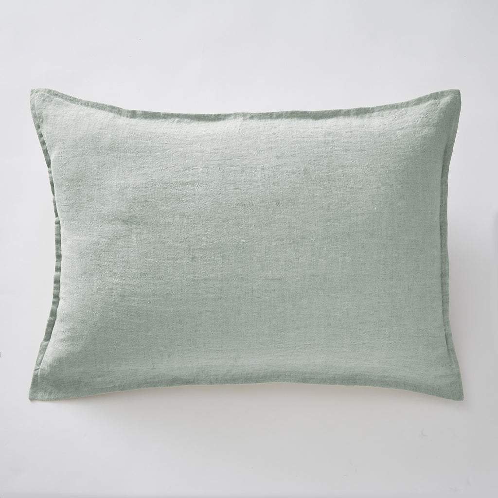 Pillowcase - Washed Linen - Soline - Eucalyptus