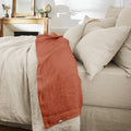 Flat Sheet - Washed Linen - Soline - Paprika