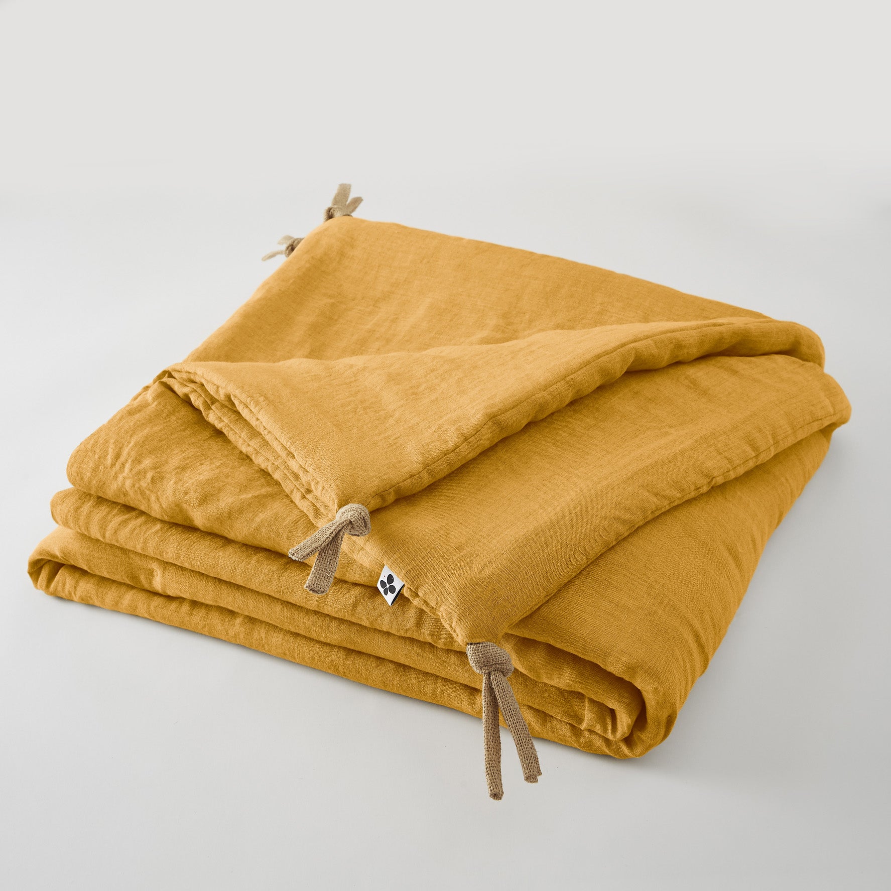 Bed End - Washed Linen - Soline - Honey