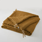 Bed End - Washed Linen - Soline - Caramel
