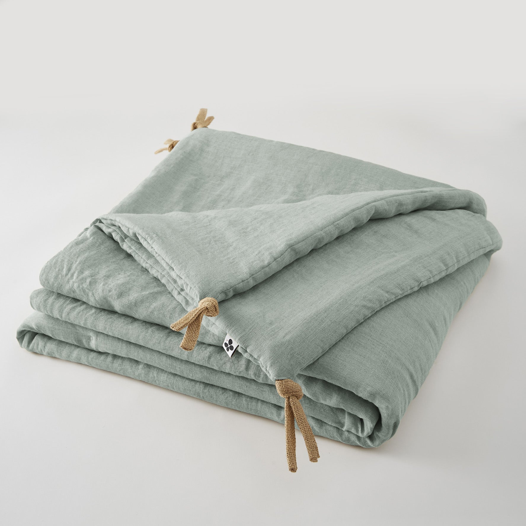 Bed End - Washed Linen - Soline - Eucalyptus