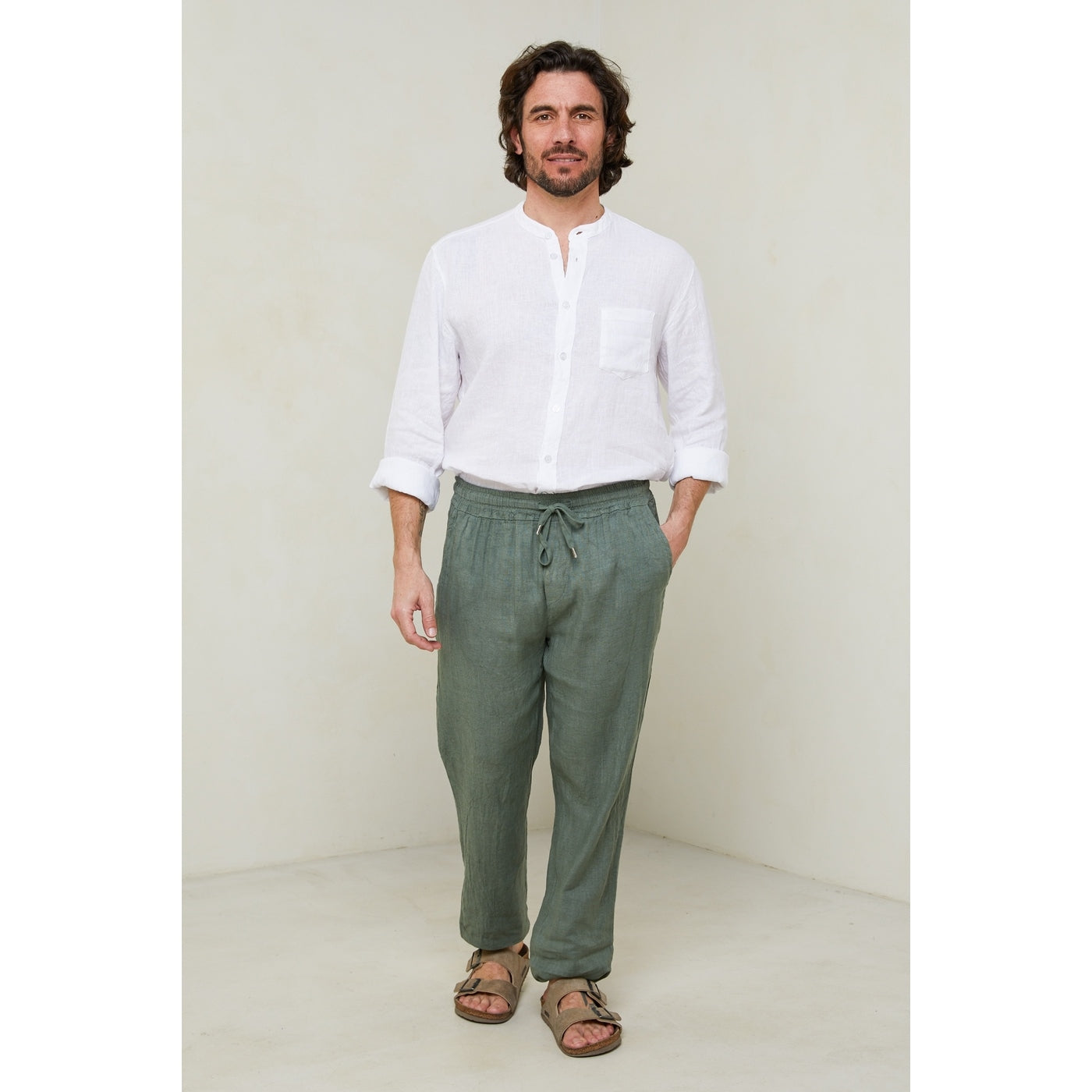 Pantalones - Caqui - Hombre