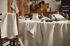 Soline - Nappe Rectangle - Lin Lavé - Sable