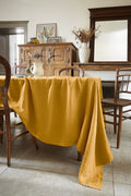 Soline - Nappe Rectangle - Lin Lavé - Miel