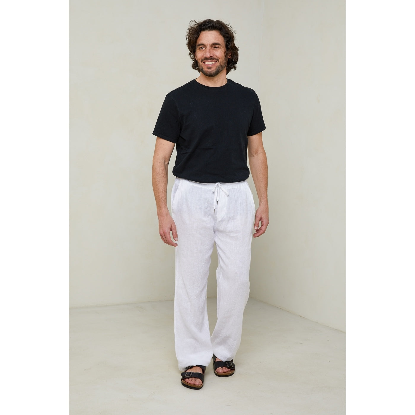 Pantalon - Blanc - Homme