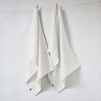 Set of 2 Dish Towels - Washed Linen - Soline - Chalk
