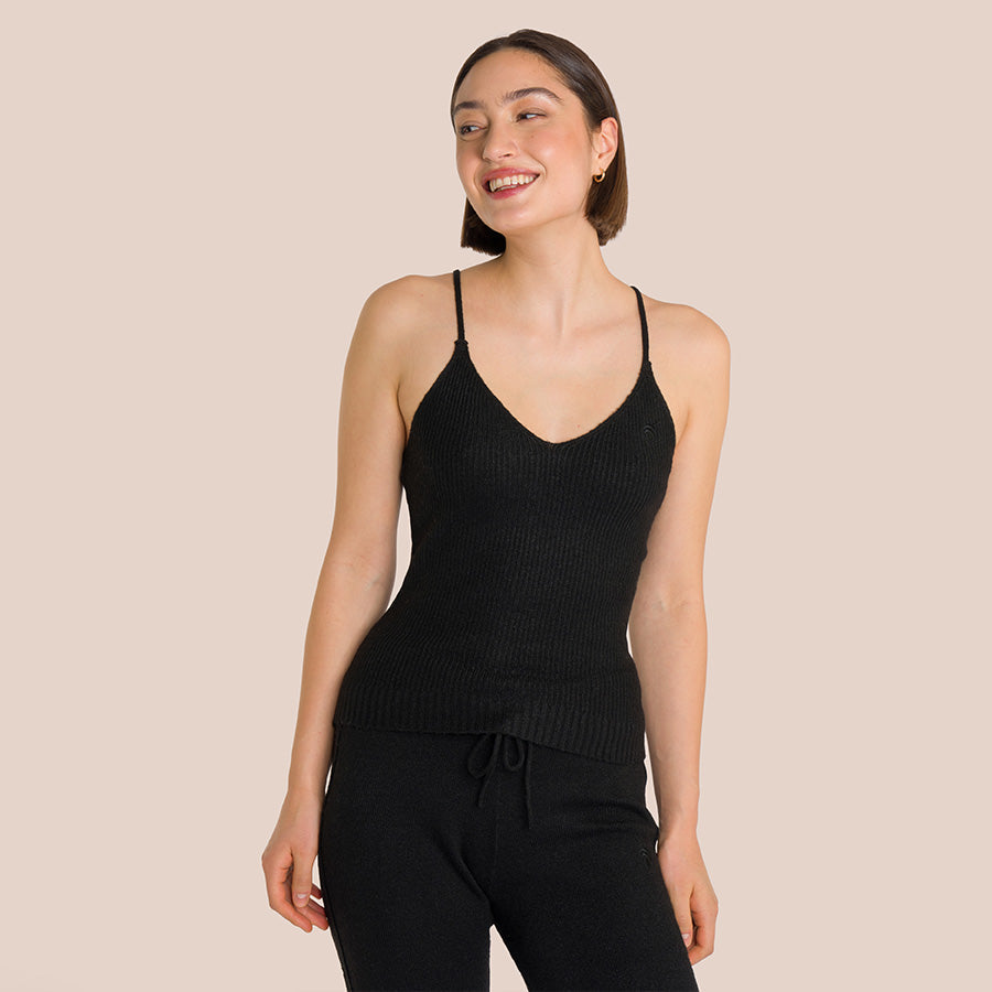 Top En Maille Chiara - Noir
