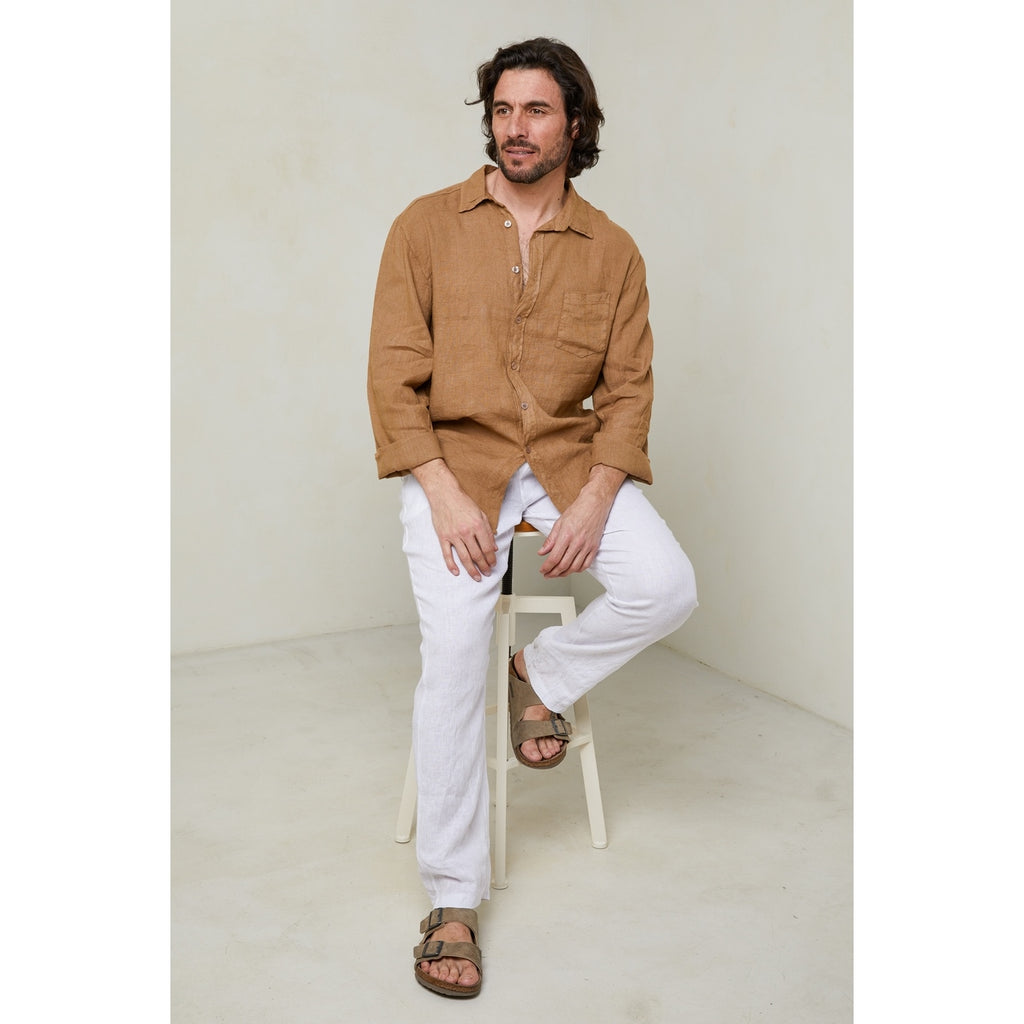 Chemise - Camel - Homme