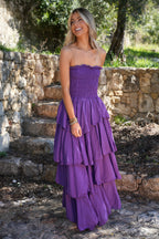 Robe Longue Lizia - Violette