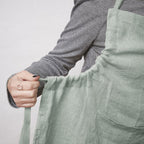 Adjustable Apron - Washed Linen - Soline - Eucalyptus