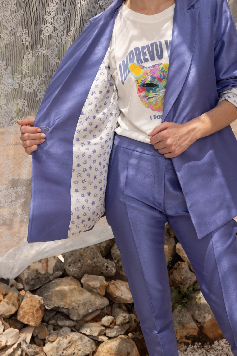 Los pantalones morados Silvana