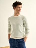 Arman Jumper - White And Atlantic - Men