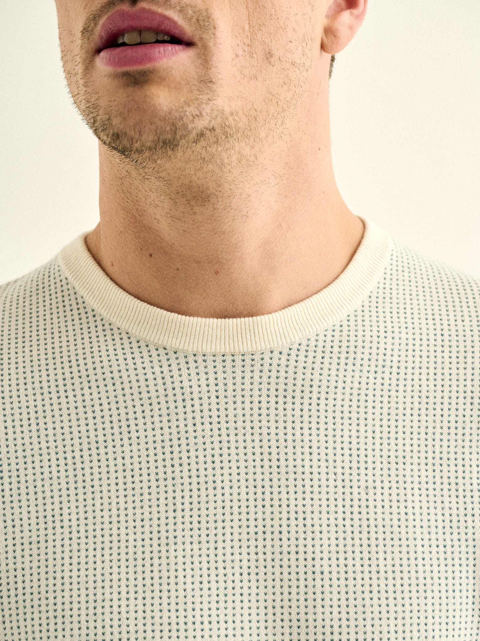 Arman Jumper - White And Atlantic - Men