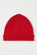 Bonnet En Laine - Rouge - Femme