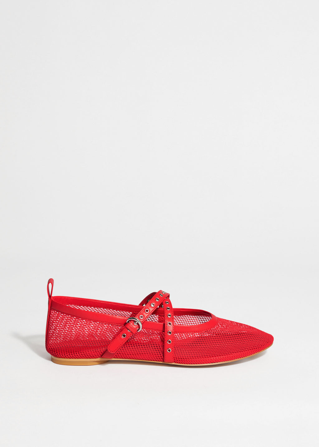Zapatos Charly Mesh Ballerina Speed - Rojo - Mujer