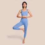 Pantalon 7/8 Sydney - Bleu Soft Bay